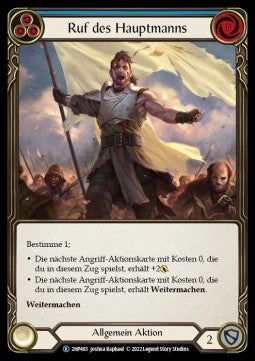 Captain's Call (Blue) (Regular) - History Pack 2 - Black Label (Rare) [493]