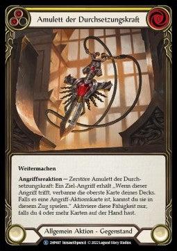 Amulet of Assertiveness (Regular) - History Pack 2 - Black Label (Rare) [497]