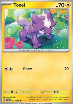 Toxel - Scarlet & Violet (Common) [071]