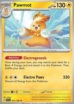 Pawmot - Scarlet & Violet (Rare) [076]