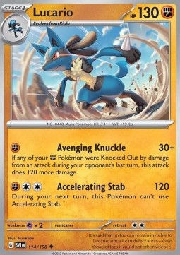 Lucario - Scarlet & Violet (Uncommon) [114]