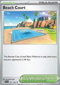 Beach Court - Scarlet & Violet (Uncommon) [167]