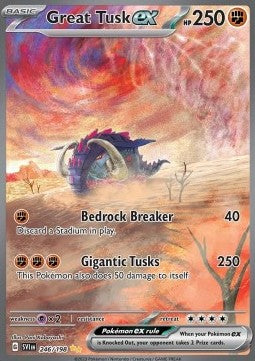 Great Tusk ex - Scarlet & Violet (Special Illustration Rare) [SVI-246]