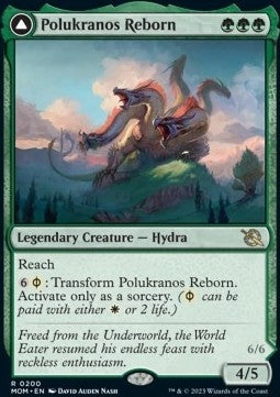 Polukranos Reborn // Polukranos, Engine of Ruin - March of the Machine (Rare) [MOM-200]