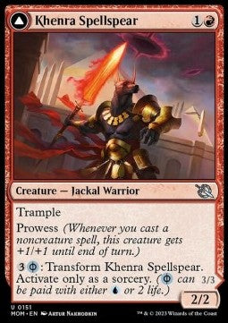 Khenra Spellspear // Gitaxian Spellstalker - March of the Machine (Uncommon) [151]