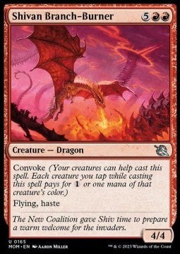 Shivan Branch-Burner - March of the Machine (Uncommon) [165]