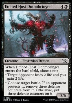 Etched Host Doombringer - March of the Machine (Common) [102]