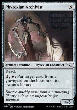Phyrexian Archivist - March of the Machine (Common) [262]