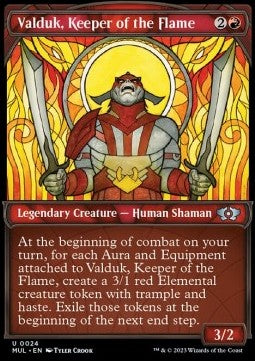 Valduk, Keeper of the Flame (V.1) - Multiverse Legends (Uncommon) [24]