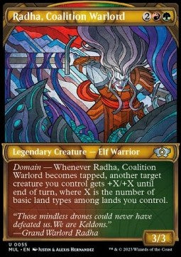 Radha, Coalition Warlord (V.1) - Multiverse Legends (Uncommon) [55]