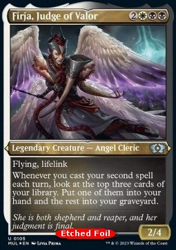 Firja, Judge of Valor (V.2) - Multiverse Legends (Uncommon) [105]