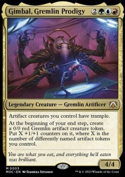 Gimbal, Gremlin Prodigy - Commander: March of the Machine (Mythic) [3]