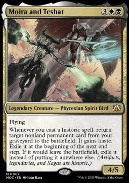 Moira and Teshar - Commander: March of the Machine (Mythic) [7]