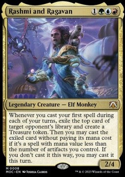 Rashmi and Ragavan - Commander: March of the Machine (Mythic) [8]