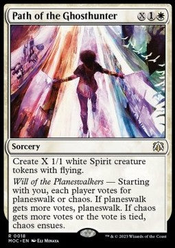 Path of the Ghosthunter - Commander: March of the Machine (Rare) [18]