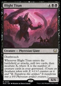 Blight Titan - Commander: March of the Machine (Rare) [25]