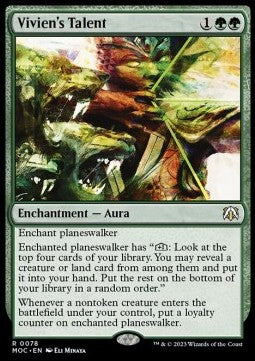 Vivien's Talent - Commander: March of the Machine (Rare) [78]