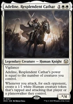 Adeline, Resplendent Cathar - Commander: March of the Machine (Rare) [MOC-167]