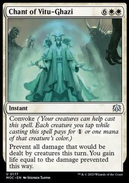 Chant of Vitu-Ghazi - Commander: March of the Machine (Uncommon) [177]