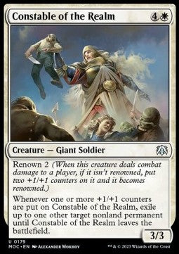 Constable of the Realm - Commander: March of the Machine (Uncommon) [179]