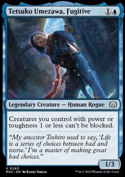 Tetsuko Umezawa, Fugitive - Commander: March of the Machine (Uncommon) [240]