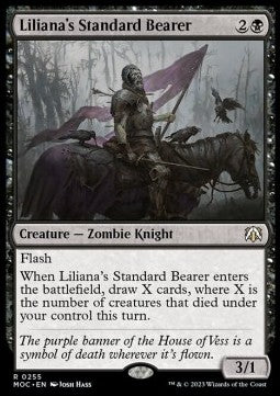 Liliana's Standard Bearer - Commander: March of the Machine (Rare) [255]