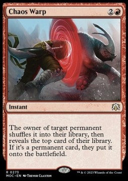 Chaos Warp - Commander: March of the Machine (Rare) [MOC-273]