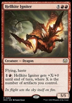 Hellkite Igniter - Commander: March of the Machine (Rare) [284]