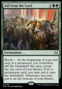 Aid from the Cowl - Commander: March of the Machine (Rare) [290]