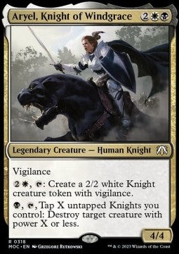 Aryel, Knight of Windgrace - Commander: March of the Machine (Rare) [318]