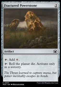 Fractured Powerstone - Commander: March of the Machine (Common) [357]