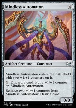 Mindless Automaton - Commander: March of the Machine (Uncommon) [365]