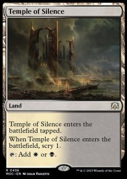 Temple of Silence - Commander: March of the Machine (Rare) [MOC-436]