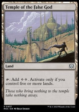 Temple of the False God - Commander: March of the Machine (Uncommon) [437]