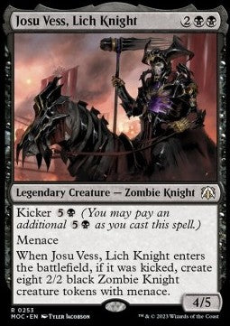 Josu Vess, Lich Knight - Commander: March of the Machine (Rare) [253]