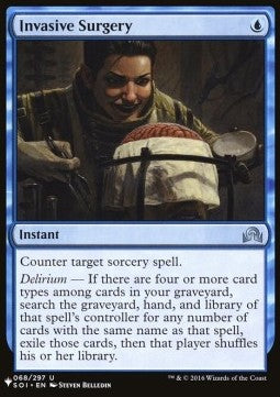 Invasive Surgery - The List (Uncommon) [68]