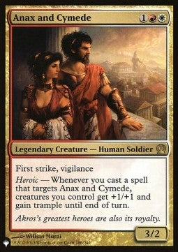 Anax and Cymede - The List (Rare) [186]