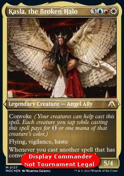 Kasla, the Broken Halo (V.2) - Commander: March of the Machine: Extras (Mythic) [137]