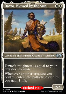 Daxos, Blessed by the Sun (V.2) - Multiverse Legends (Uncommon) [MUL-67]