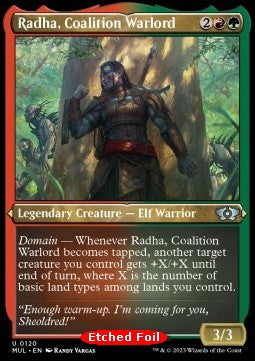Radha, Coalition Warlord (V.2) - Multiverse Legends (Uncommon) [120]