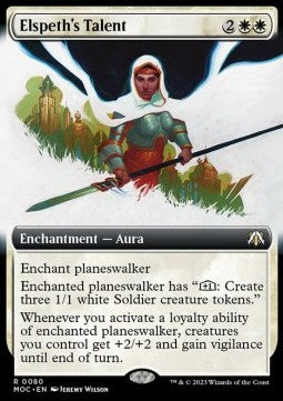 Elspeth's Talent - Commander: March of the Machine: Extras (Rare) [80]