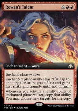 Rowan's Talent - Commander: March of the Machine: Extras (Rare) [XMOC-85]