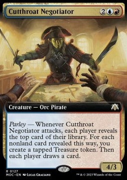 Cutthroat Negotiator - Commander: March of the Machine: Extras (Rare) [127]