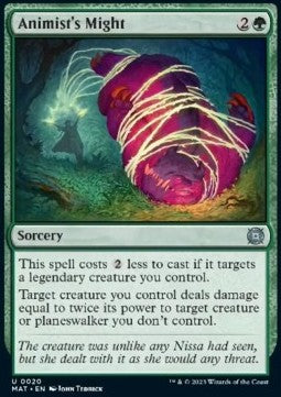 Animist's Might - March of the Machine: The Aftermath (Uncommon) [20]