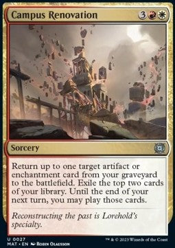 Campus Renovation - March of the Machine: The Aftermath (Uncommon) [27]