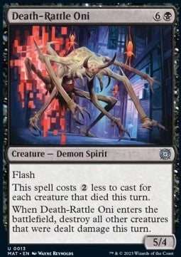 Death-Rattle Oni - March of the Machine: The Aftermath (Uncommon) [13]