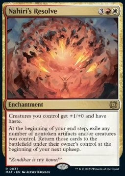 Nahiri's Resolve - March of the Machine: The Aftermath (Rare) [37]