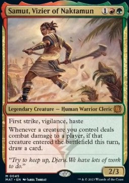 Samut, Vizier of Naktamun - March of the Machine: The Aftermath (Mythic) [45]