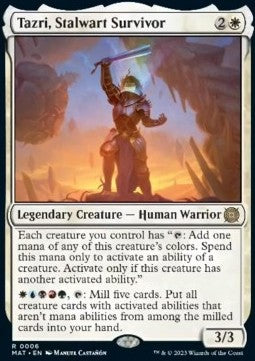 Tazri, Stalwart Survivor - March of the Machine: The Aftermath (Rare) [6]