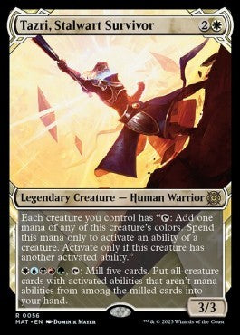 Tazri, Stalwart Survivor (V.1) - March of the Machine: The Aftermath: Extras (Rare) [56]